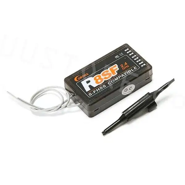 

Ресивер Corona R8SF 2,4G 8CH S-FHSS/FHSS совместимый с FUTABA S-FHSS T6J T6K T8J T10J 14SG 16SZ 18MZ 4PLS пульт дистанционного управления