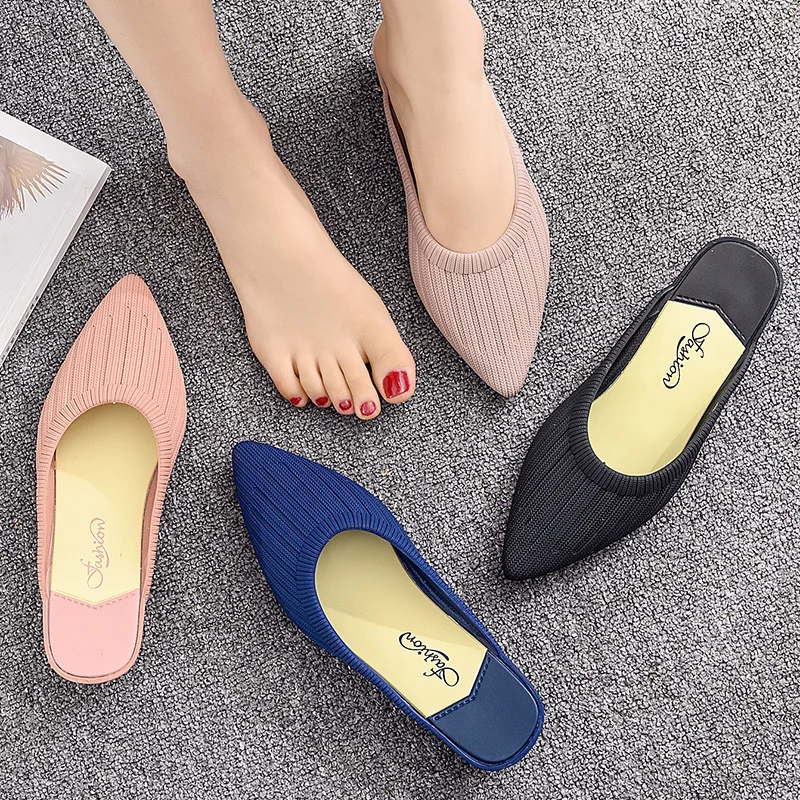 

Summer Pointed Toe Jelly Shoes Woman Sandals Slip On Slippers Beach Flip Flops Antiskid Wedges Female Sandalias Zapatillas Mujer
