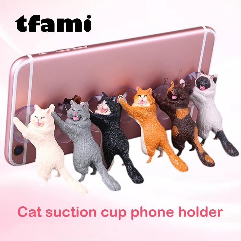 

TFAMI Мультяшные животные игрушки для детей Мультяшные кошки Держатель животных игрушки Kawaii Mini Q версии ПВХ Высокое качество Фигурки игрушки