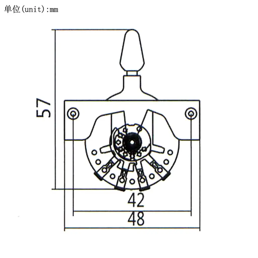 Электрическая гитара 3-way Pickup селектор тональный переключатель белая ручка для TL