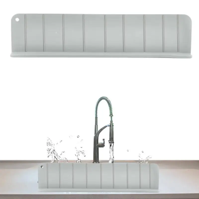 

Silicone Sink Splash Guard Silicone Water Splash Guard Splatter Screen For Bathroom Sinks Sink Countertops Splatter Baffle