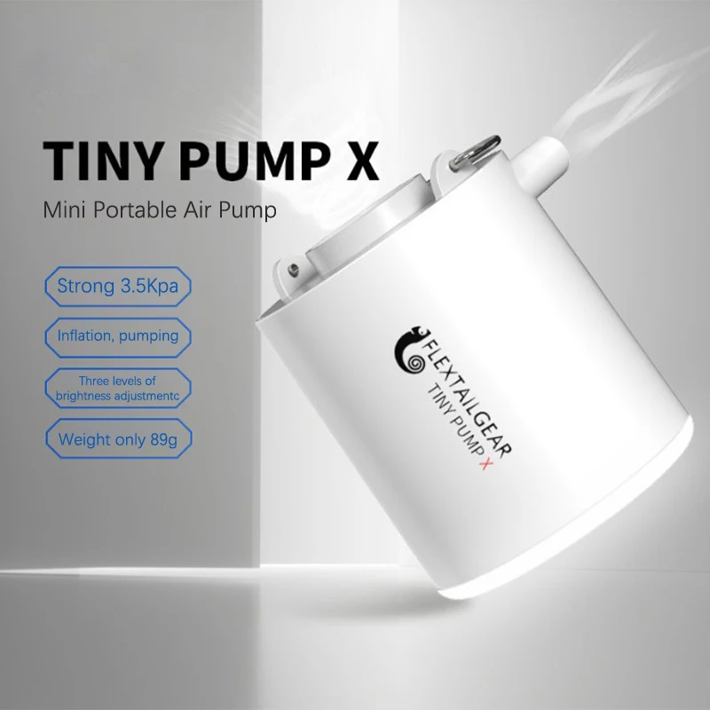 

1Pc Tiny Pump Portable Outdoor Air Pump Camping Equip Compressor Quick Inflate Deflate Rechargeable for Hiking Float Air Bed