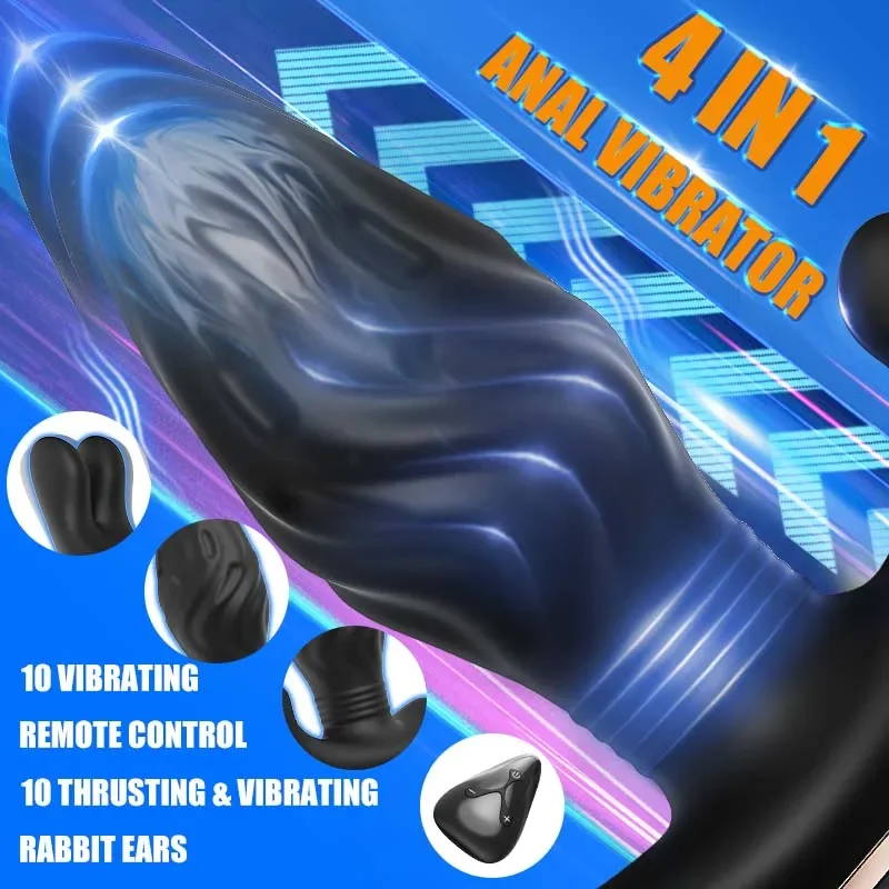 YEAIN анальный вибрационный секс-игрушки для мужчин и женщин 10 мощный