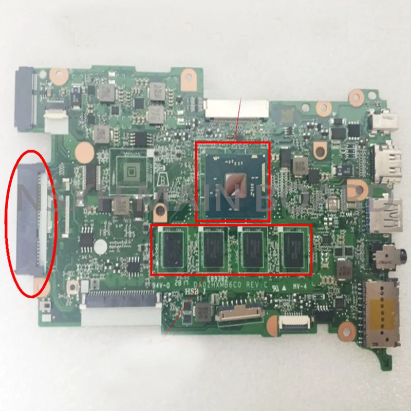 Материнская плата для телефона, 100% дюйма, 4 Гб, DA0ZHXMB6C0