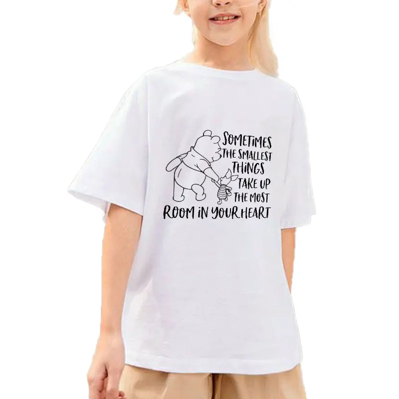 Простая мультяшная переводная нашивка с надписью Винни-Пух |