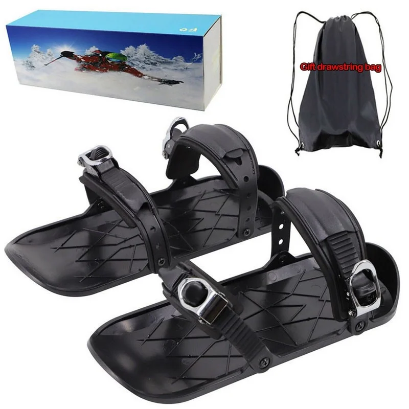 

New Arrival Fashion Outdoor Skiing Mini Sled Snow Board Ski Boots Ski Shoes Combine Skates with Skis Snowboard Boots
