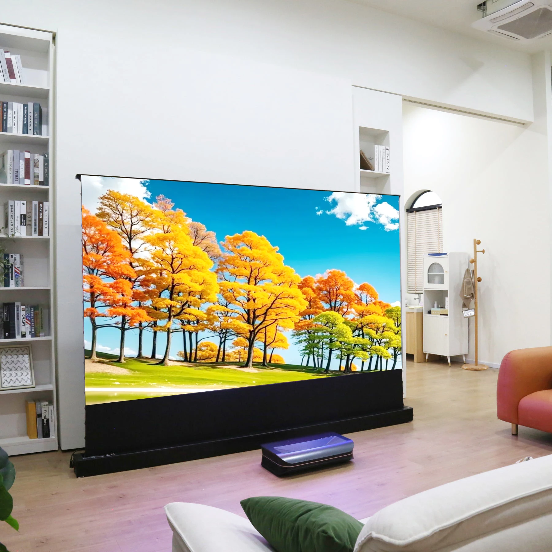 Электронный напольный проектор AWOL LTV 3500 PRO 100-дюймовый 120-дюймовый дисплей 16:9 4K ALR UST