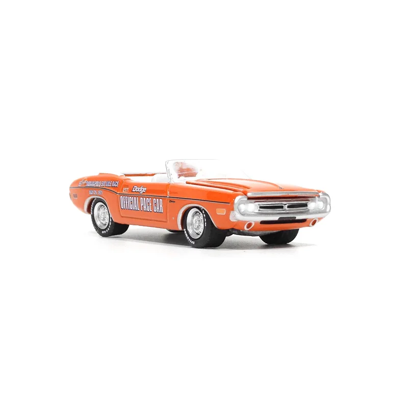 

Diecast Alloy 1:64 Scale 1971 Challenger Convertible Model Orange For Adult Classic Collection Gift Display Souvenir Ornament