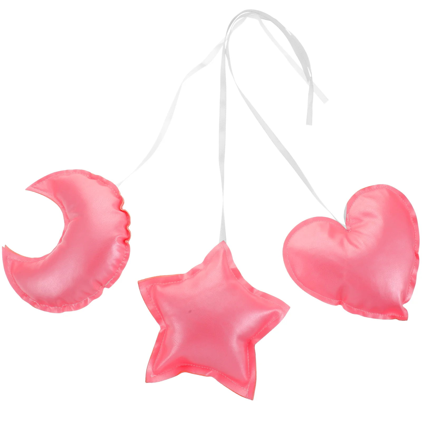 

3 Pcs Decorative Pendant Heart Pendant Wall Moon Pendant Nursery Room Pendant Cartoon Hanging Ornament Nursery Decor