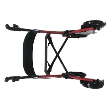 2024 горячая Распродажа двойной складной регулируемый по высоте роликовый ходунок