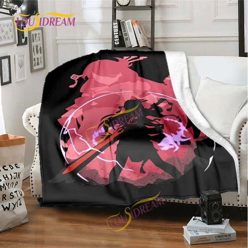 

Anime Genshin Impact Blanket 3D Cartoon Throw Blanket Flannel Blanket Chair Cover Blanket Bed Sofa Bed Cover Blanket Gift