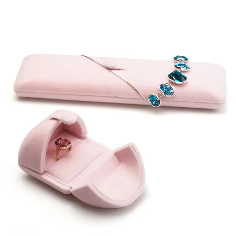 Oirlv Jewelry Box Organizer Both Side Necklace Present Ring Boxes For Jewellery Gift Box Wholesale Velvet Ring Box Jewelry Boxes