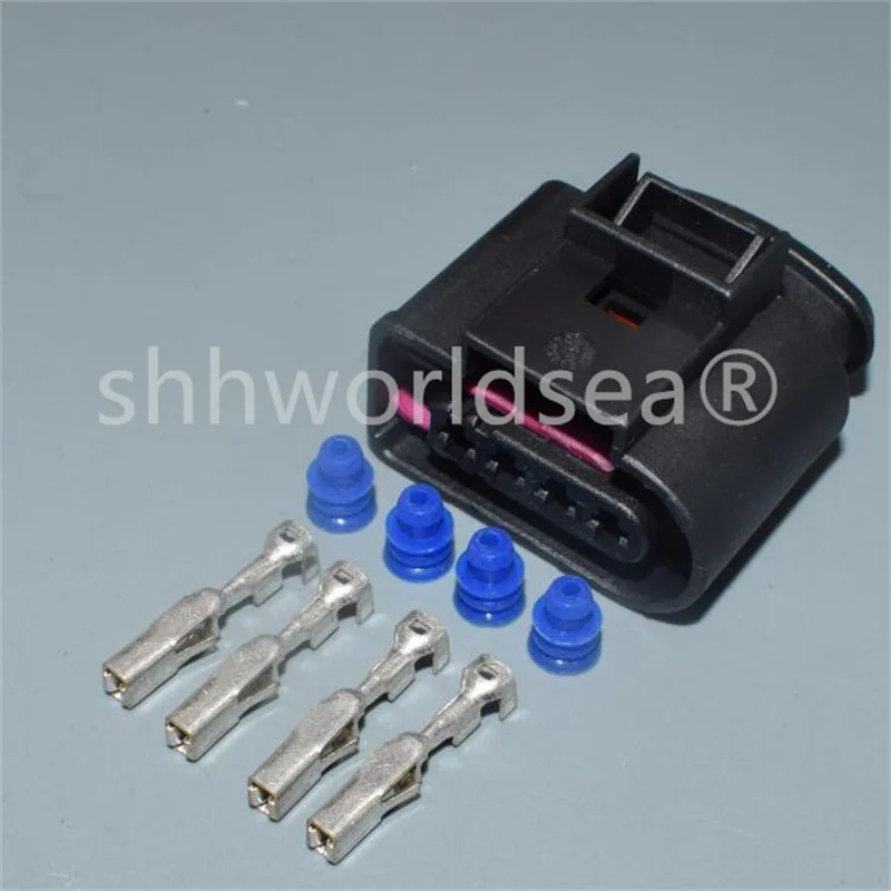 

1 шт., 4-контактный разъем 3,5 серии, женский автомобильный разъем для электрической проводки 4D0 971 994 4D 0971994 Для VW Audi