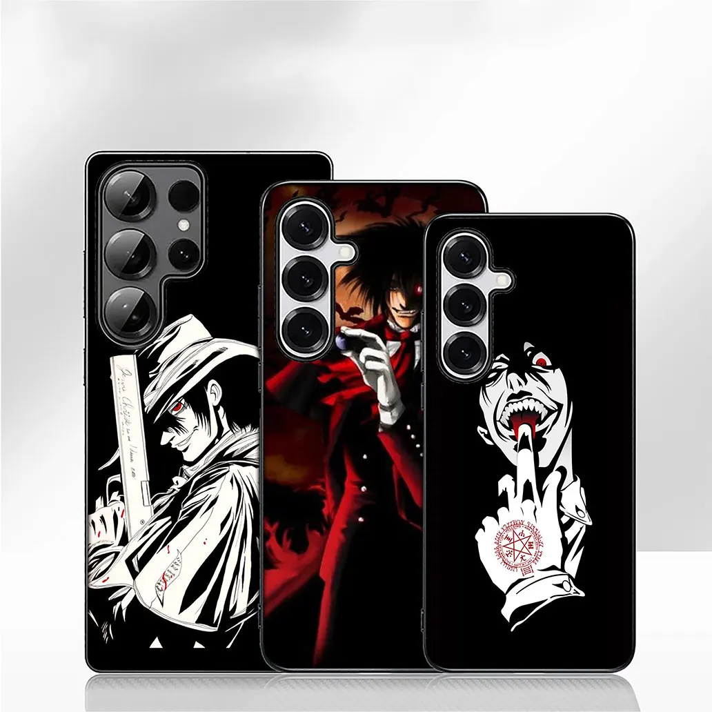 Мягкий чехол Alucard Hellsing для OPPO A80 A40 A60 A38 A79 A16 A17 A58 A78 A94 A95 A57 A15 A96 A74 A53