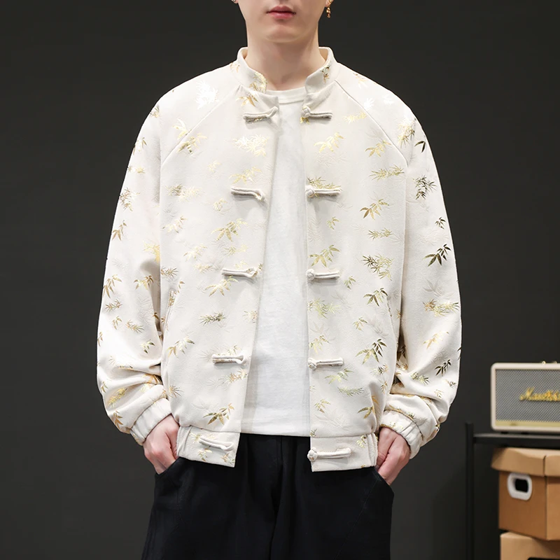 Куртка мужская Tang в стиле ретро удобная свободная куртка китайском верхняя