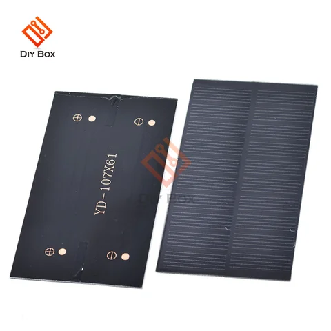 1 Вт, 5 В, солнечная панель, Электронная, «сделай сам», Маленькая солнечная панель для зарядки сотового телефона, домашняя игрушка, светильник и т. Д., солнечная батарея, умная электроника