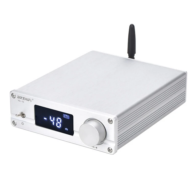 

BRZHIFI VOL03 Preamplifier Bluetooth QCC3008 Support SBC AAC APTX Mini HiFi Audio DAC Amp for Power Amplifier Active Speakers