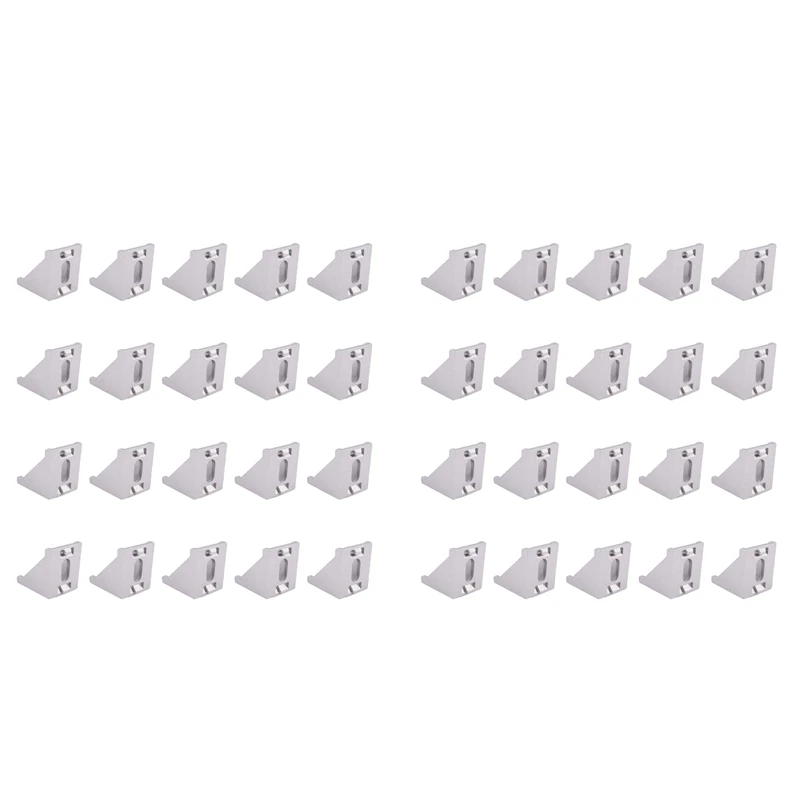 

40 шт./партия, угловые крепления для алюминиевых профилей 3030