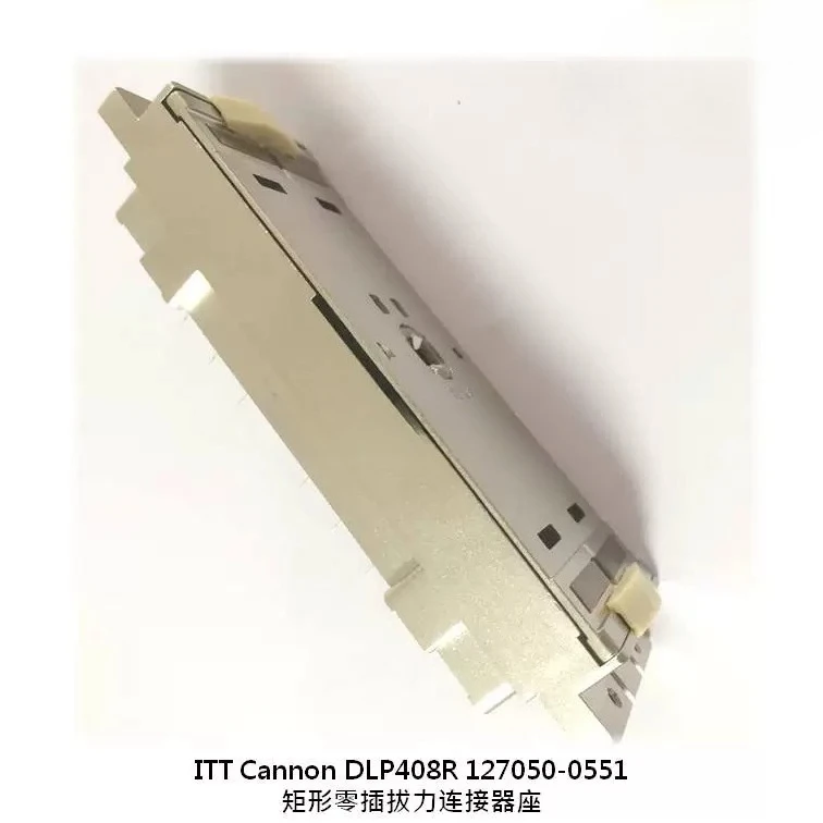 Фото Разъем ITT Cannon DLP408R2 127050-0551 прямоугольный, без подключения, с нулевым усилием на соединение №2