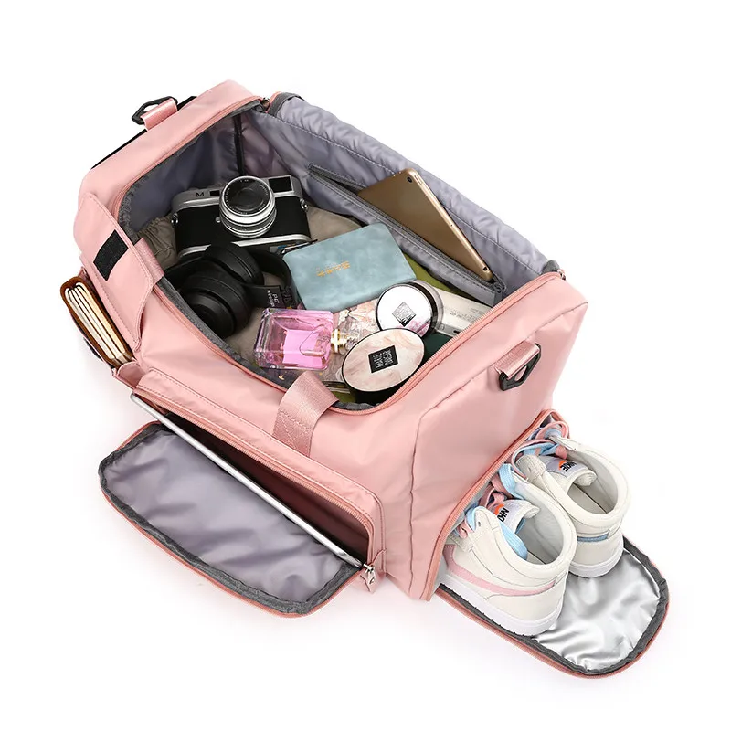 Oxford Travel Bag Luggage Handbag Tote Women's Shoulder Bag Large Capacity Overnight Waterproof Sports Gym Bag Ladies Crossbody