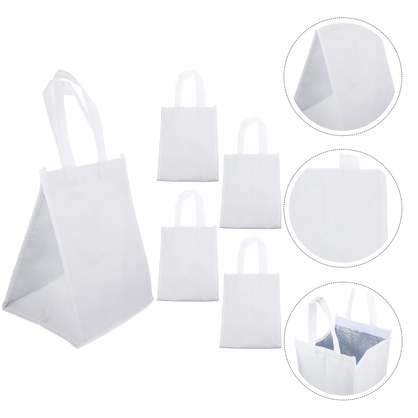 

Insulation Bags Insulated Travel Food Delivery Grocery Hot Cooler Tote Thermal Shopping Cart Groceries