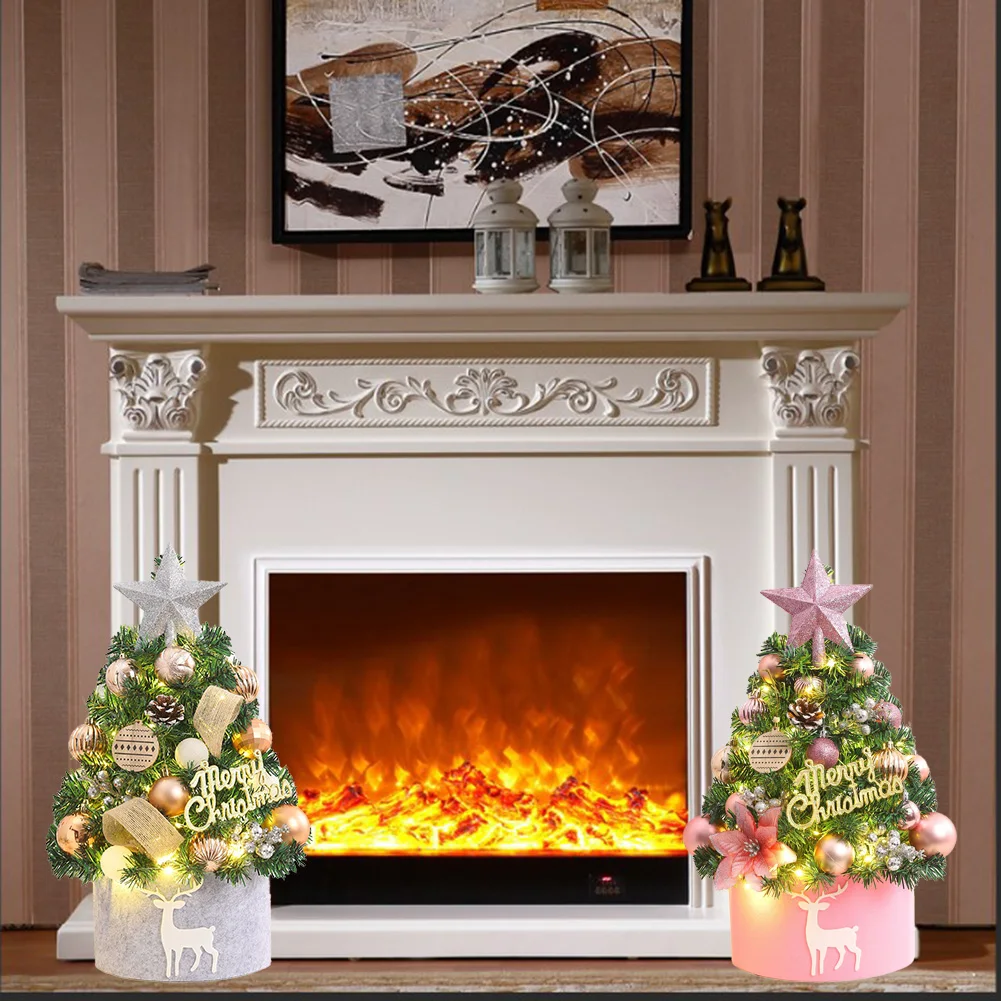 Mini ChristmFor as Tree for SmFor all SpFor aces Уютный HolidFor ay Декор с красочным орнаментомДля aments Для