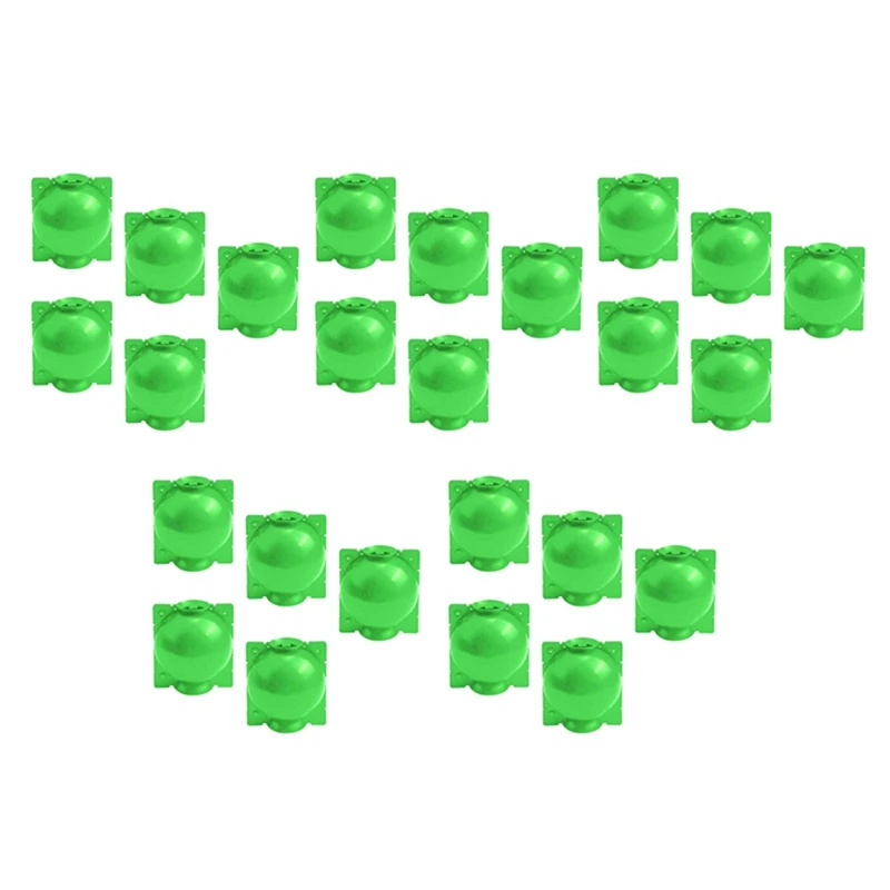 

25 Pieces Of Plant Propagation And Rooting Ball Device-Reusable Plant Propagation Grafting Box (S, Green)