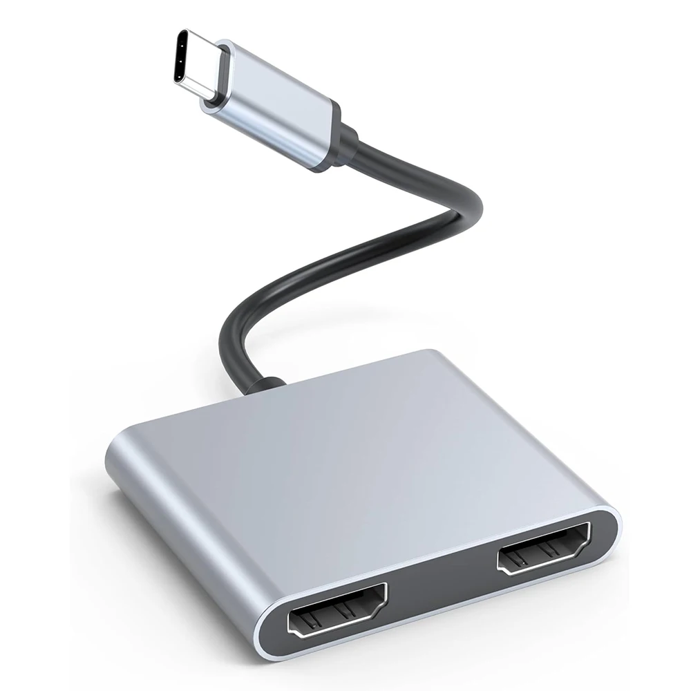 Адаптер дисплея USB C на 4K HD конвертер Thunderbolt3 Type-C в HDTV зеркальный и расширенный
