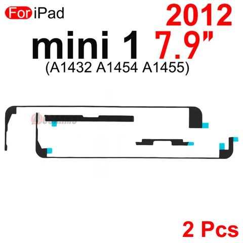 2 шт./лот для Apple iPad mini 1/2/3/4/5/6 7,9 дюйма A1432 A1489 A1599 A1538 A2133 A2567 ЖК-дисплей с сенсорным экраном, клейкая наклейка
