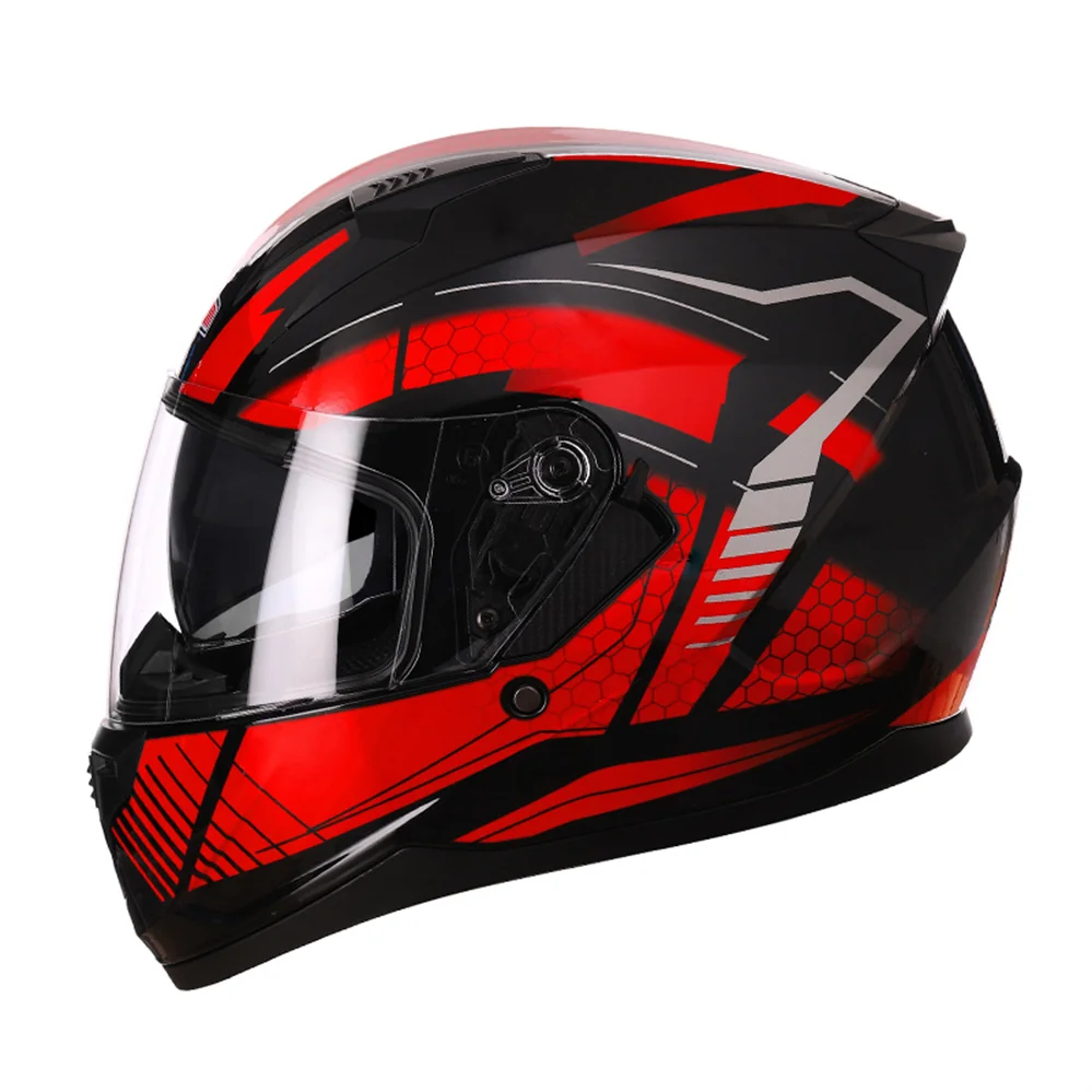

Motorcycle Dual Lens Racing Helmet Safety Men Women Four Seasons High Quantity Professional Motocross Full Face Casco Moto