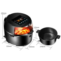 large capacity air fryer home visual intelligent automatic multifunctional baked potato fries machine cross border electric frye