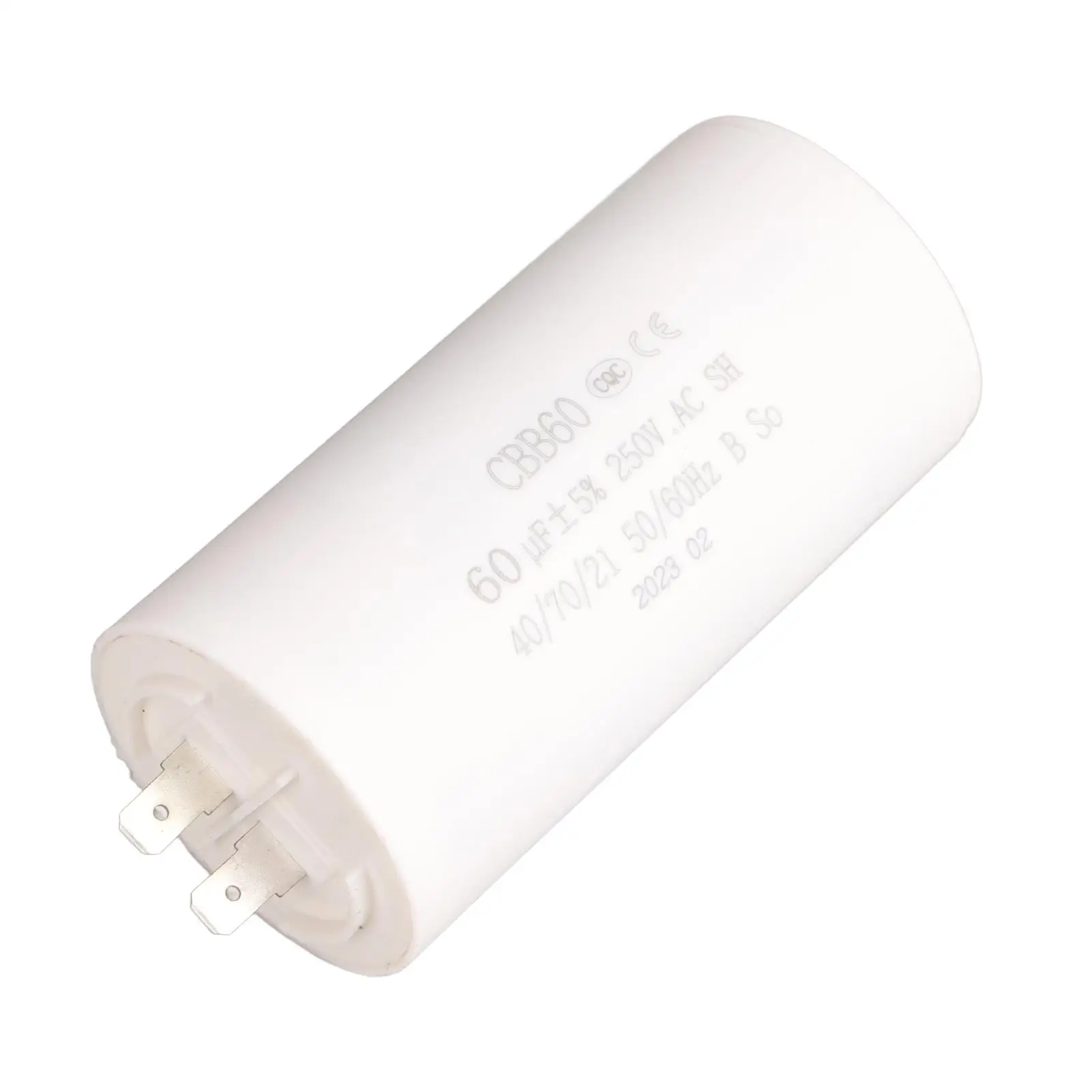 Конденсатор цилиндра переменного тока 250 В CBB60 60 мкФ для моторных насосов - 50/60 Гц