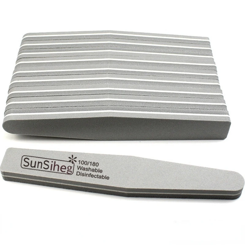 

10 шт., высокоэластичные пилки для ногтей, 100/180