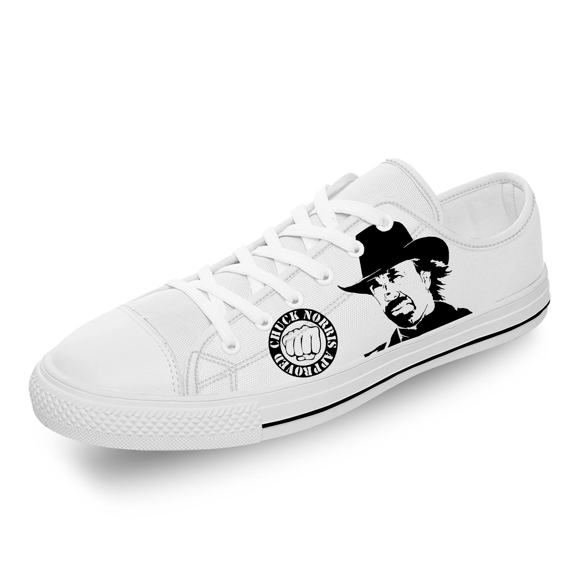

Chuck Norris Low Top Sneakers Mens Womens Teenager Casual Shoes Canvas Running Shoes 3D Printed Breathable Lightweight Shoe