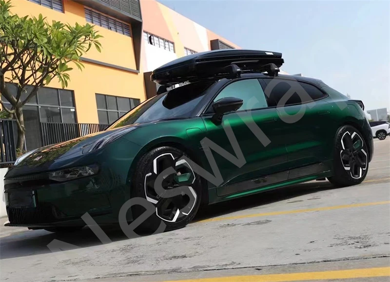 Высочайшее качество ПЭТ-агатово-зеленая виниловая пленка (PET Liner) Ультраглянцевая