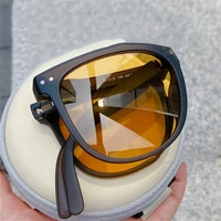 fast shipping folding polarized sunglasses for women outdoor driving eyewear portable sunglass with box standard free shipping