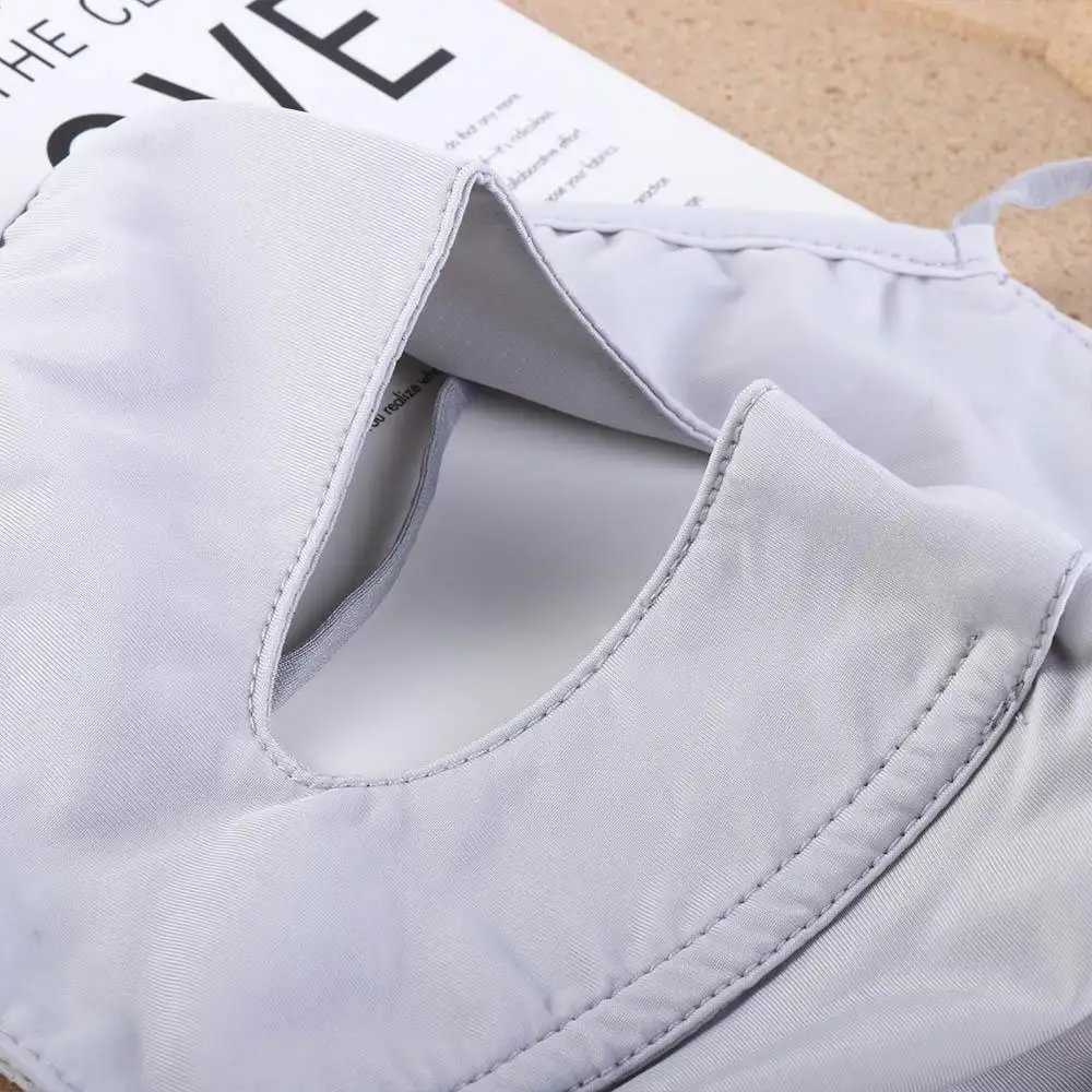 Маска для лица с защитой от УФ-лучей однотонная женская Солнцезащитная маска из