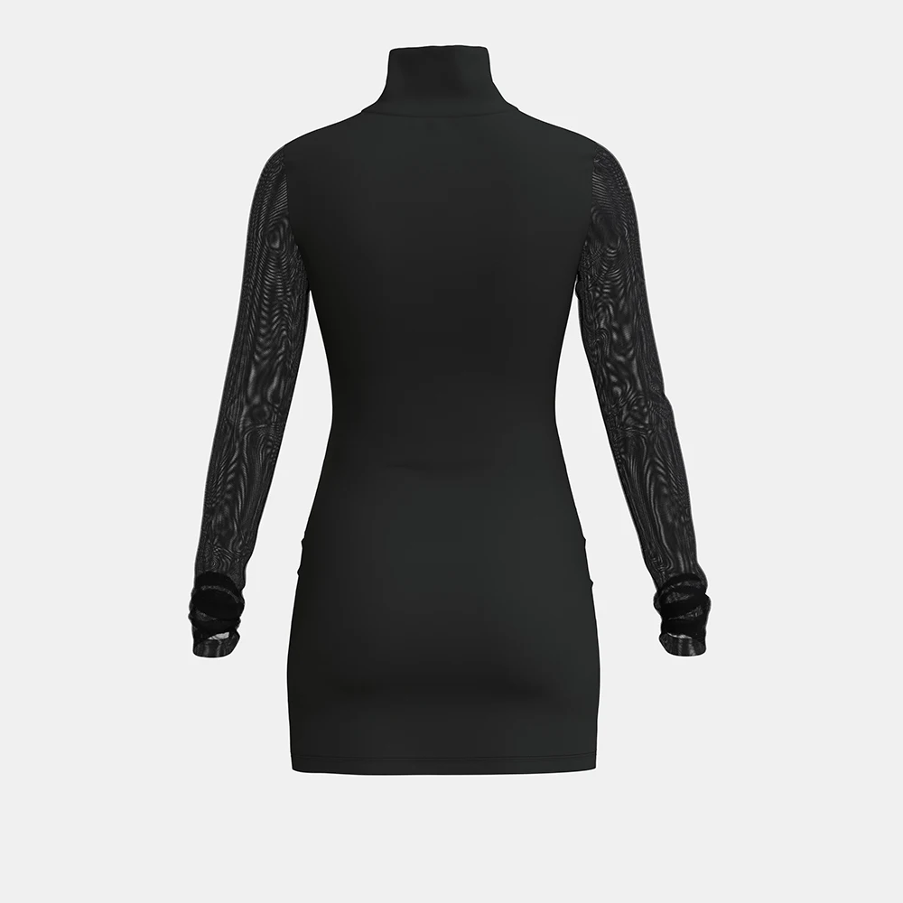 Женские платья Mia Muse всесезонные приличные прозрачные кружевные мини-платья с