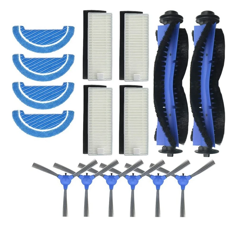 

Replacement Roller Brush Side Brush Mop Pads Hepa Filter For Conga 1090 Ultra Robotic Vacuum Cleaner Accessories