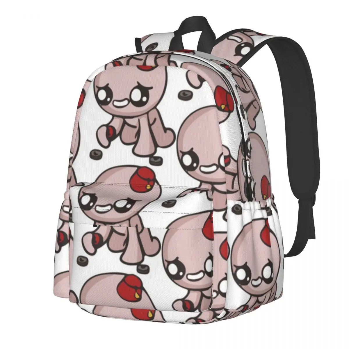 Binding Of Isaac Repentance Upset Character Backpack video game afterbirth Fun Backpacks Youth College Soft Bags Design Rucksack