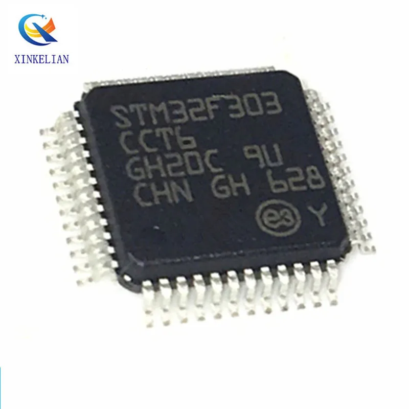 

STM32F303CCT6 LQFP-48 STM32 F303CCT6 STM32F303 LQFP48 Cortex-M4 32 бит Микроконтроллер чип MCU IC контроллер Новый оригинал