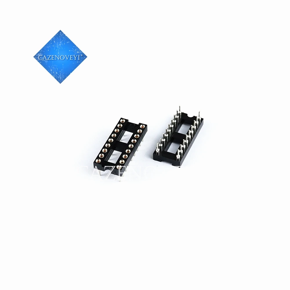 10 шт. разъём для розетки с круглым отверстием DIP 6 8 14 16 18 20 24 28 32 40-контактные