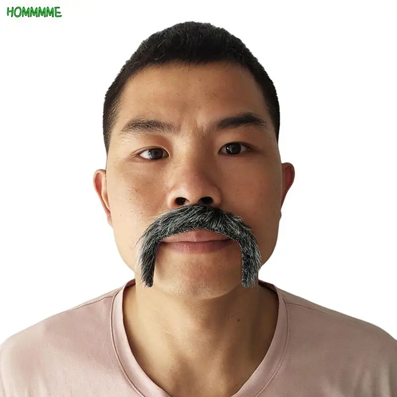 1pc Funny Costume Pirate Party Mustache Cosplay Fake Moustache Fake Beard For Adult Halloween Party Decoration Artificial Beard