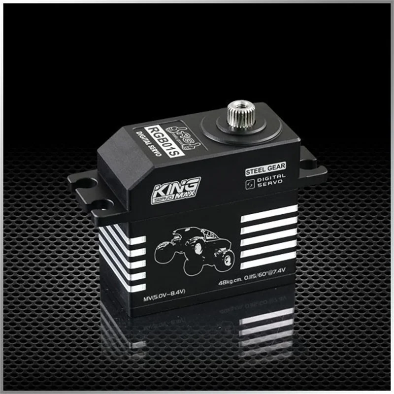 KINGMAX RGB01S 77g стальные зубья высокого напряжения цифровой альпинистский внедорожный велосипед 48 кг. См Крутящий момент бесщеточный водонепроницаемый стандартный сервопривод