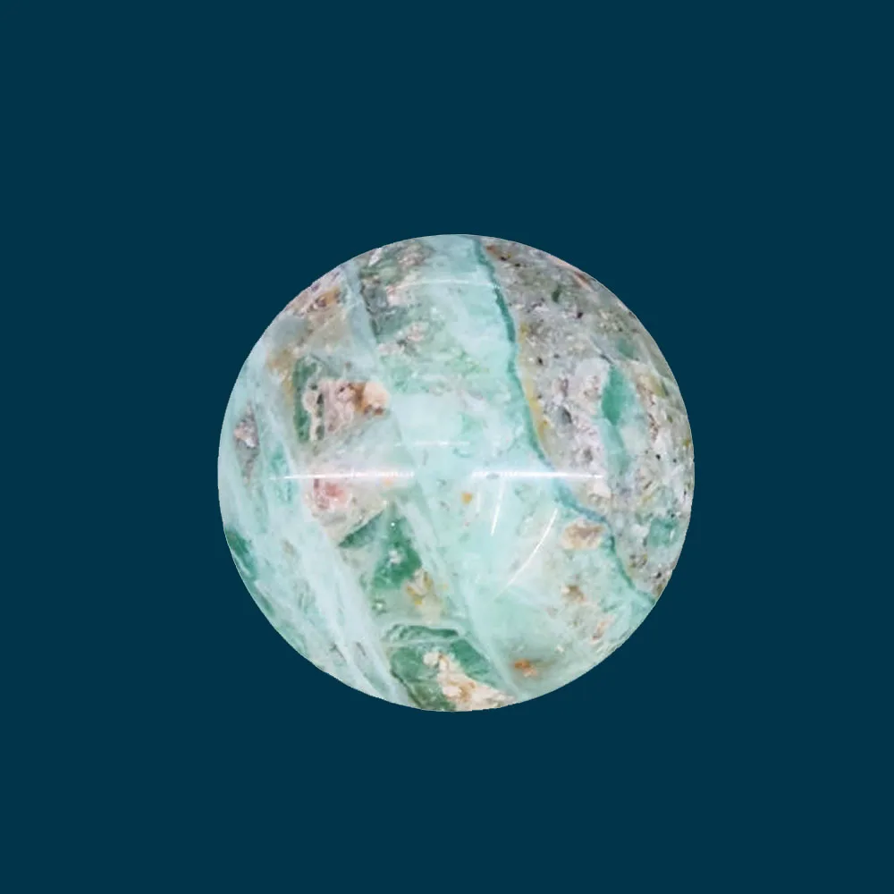 

Природные шарики из камня, украшения для празднивечерние, лечебные Хрустальные шарики фейерверка, флюоритовые шарики, драгоценный камень, ...