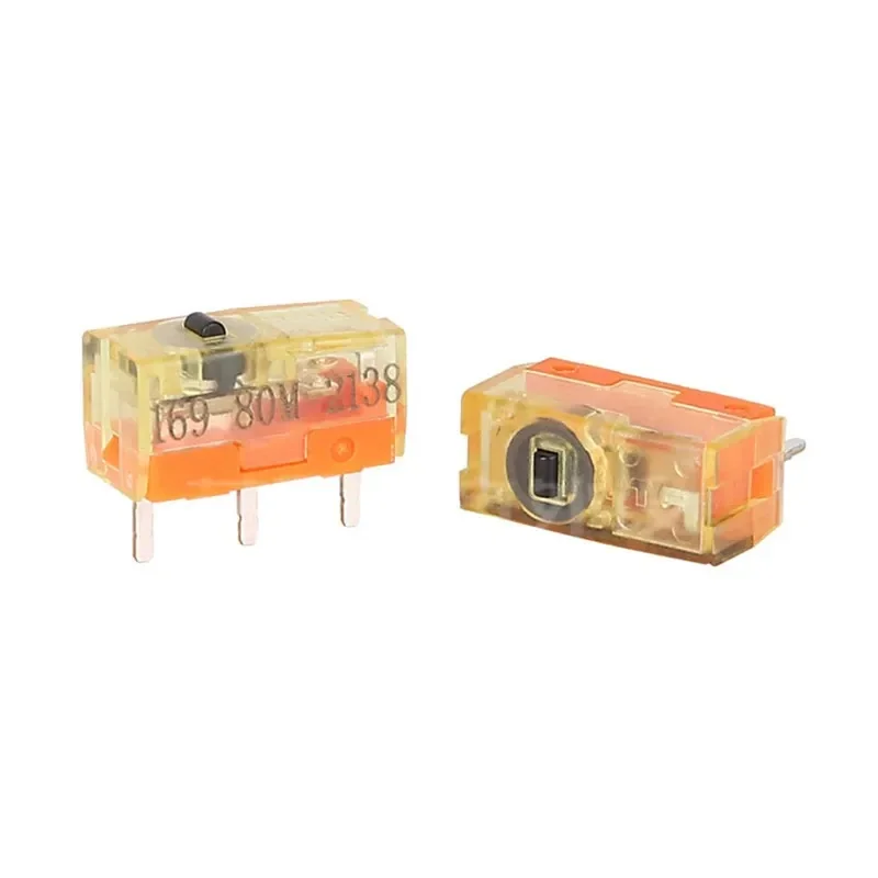 Пылезащитная Золотая серия, микропереключатель для мыши, 3-контактный золотой сплав, контакты 30 м, 60 м, 80 миллионов нажатий, кнопка для мыши life