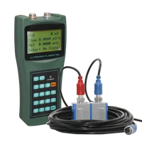 fast delivery in stock handheld ultrasonic flow meter dn32 dn50 piping water flow measurement