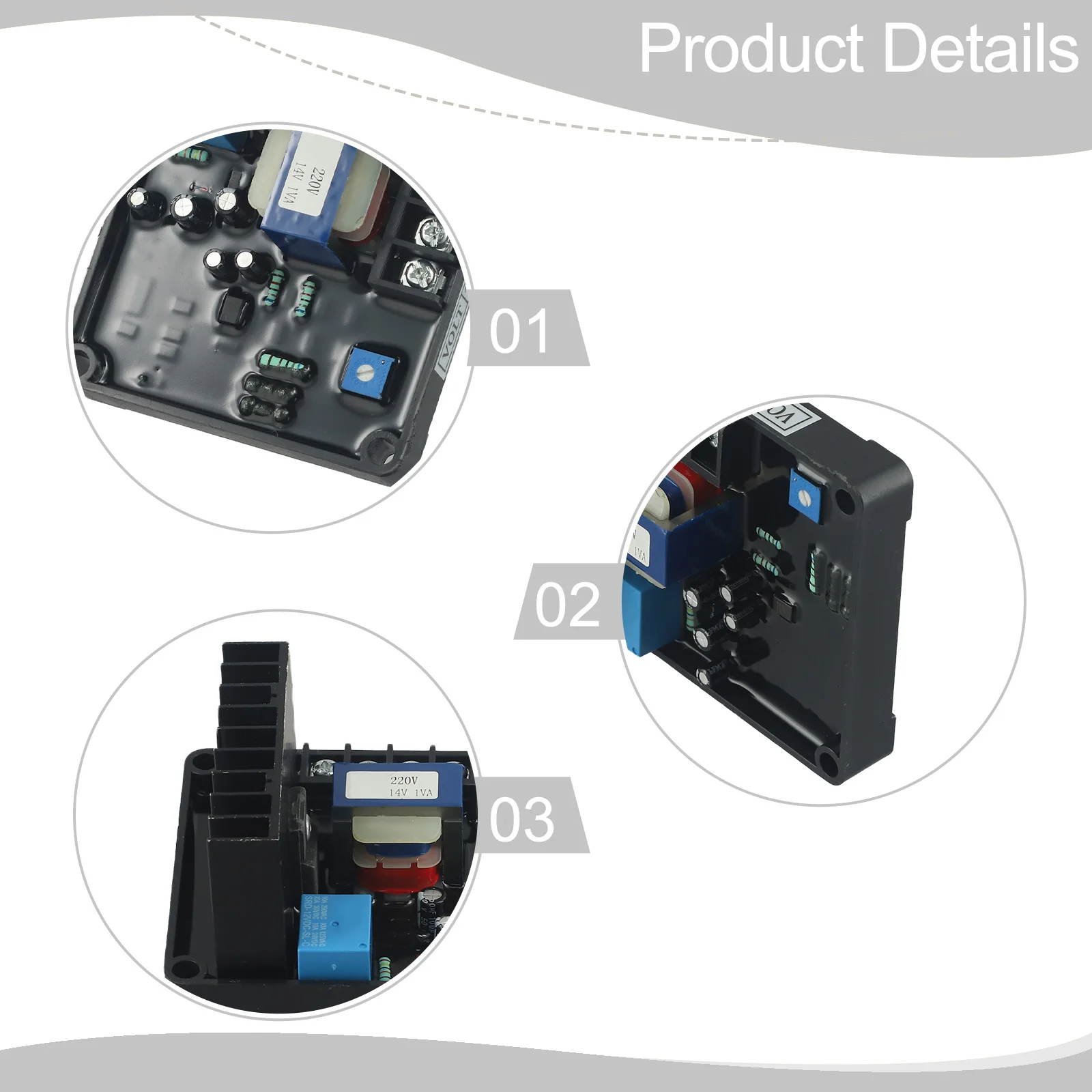 Цвет может быть различным AVR GB160 Матовый генератор-регулятор Гармоническое