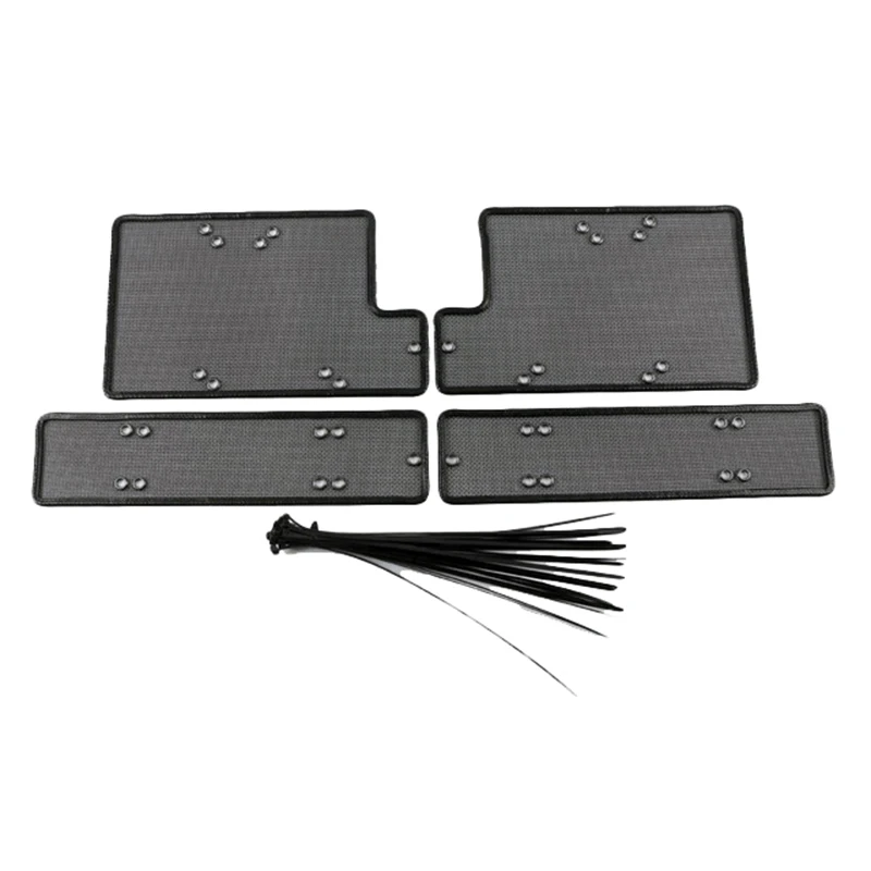 

4 шт., сетчатые вставки для передней решетки автомобиля Toyota RAV4 2019 2020