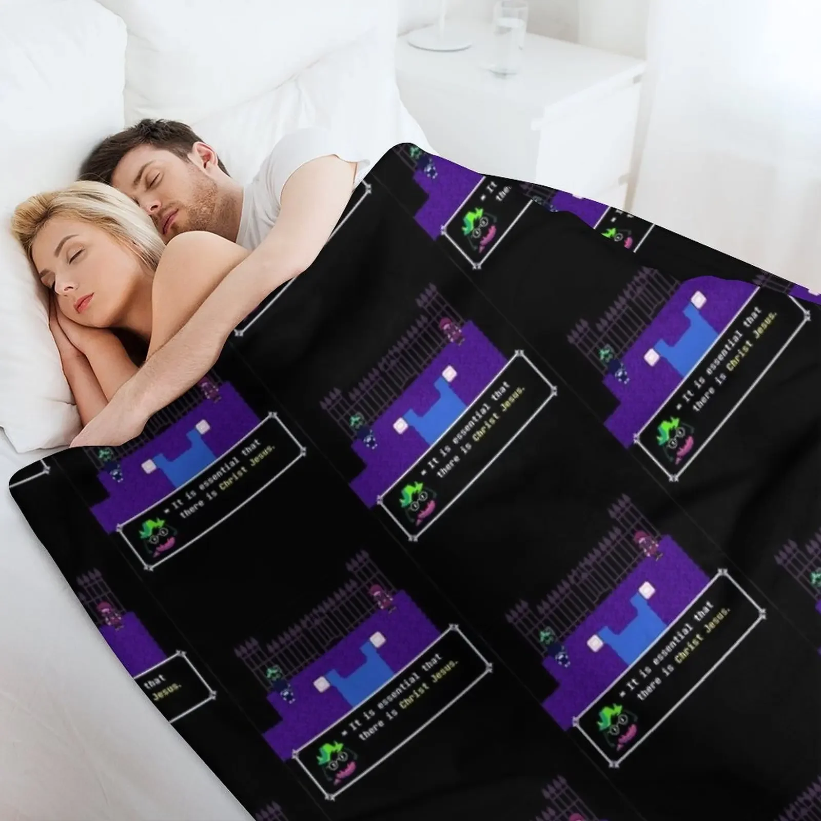 Одеяло Deltarune Dialogues одеяла для кровати фланелевая ткань декоративные пледы